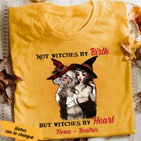 Personalized Witch Friends By Heart By Birth T Shirt AG251 28O36 thumb 1