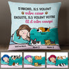 Personalized Dog French Chien Volent Votre Lit Pillow AP141 29O47 (Insert Included) 1