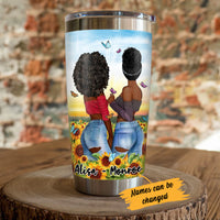 Personalized BWA Friends Never Apart Steel Tumbler AG41 95O34 thumb 1