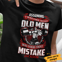 Personalized Dad Gym Weightlifting Fitness Workout T Shirt JL12 81O34 thumb 1