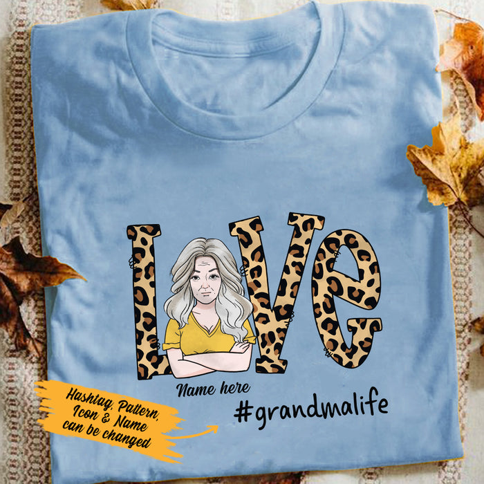 Personalized Mom Grandma T Shirt JL51 26O36 1