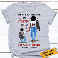 Personalized BWA Mom And Son Forever T Shirt AG86 65O34 thumb 1