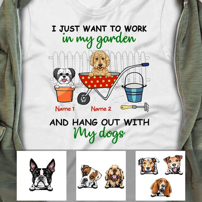 Personalized Hang Out With My Dog T Shirt MR122 67O53 1