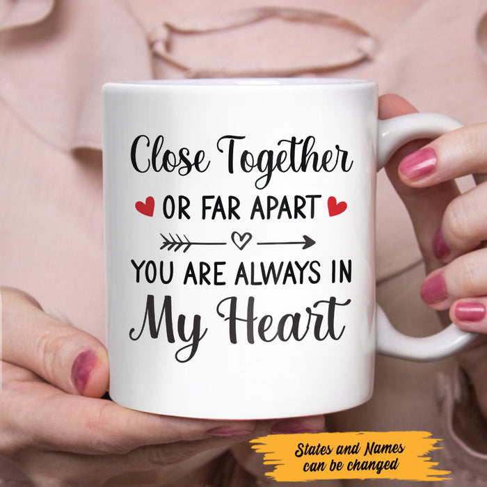 Personalized Close Together Long Distance Mug SB2422 30O47 1