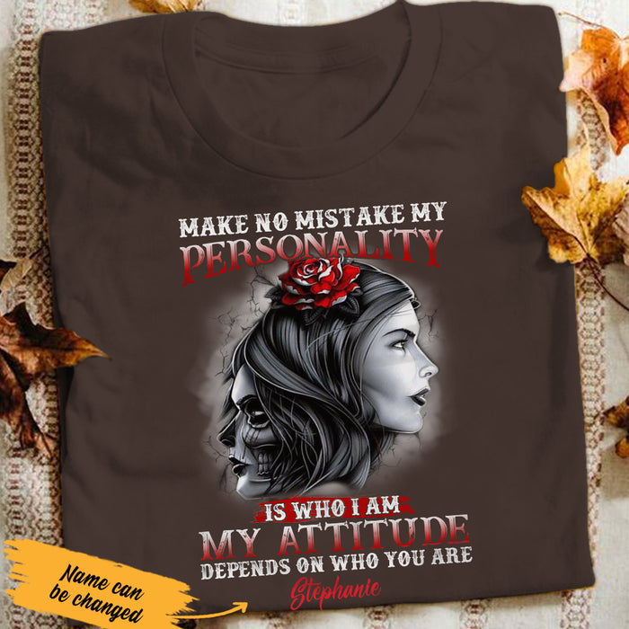 Personalized Women Skull T Shirt JL308 85O47 1