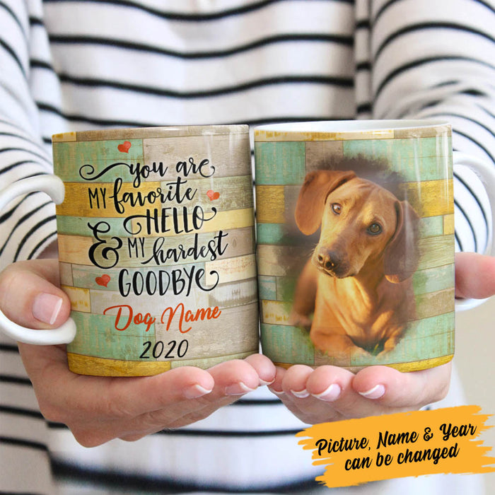 Personalized Dog Memorial MDF Mug NB113 85O60 1