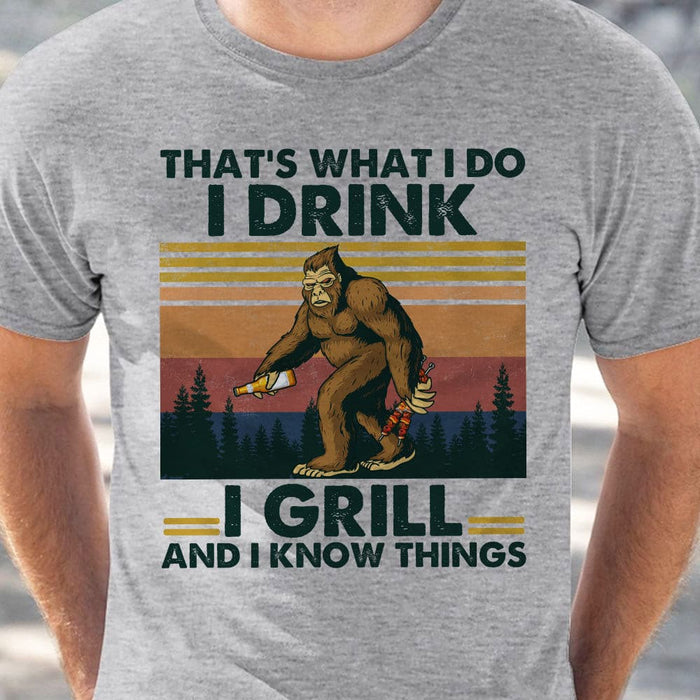 Camping Bigfoot White T Shirt JN127 85O58 1