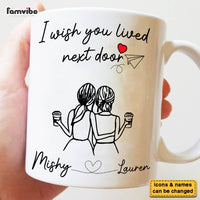 Personalized I WishYou Lived Next Door Mug 30295 thumb 1