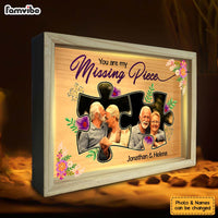 Personalized Couple Gift My Missing Piece Picture Frame Light Box 31412 thumb 1