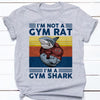 Gym Shark Fitness Workout White T Shirt JL13 81O65 1
