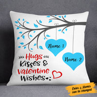 Personalized Couple Valentine Wishes Pillow DB91 67O53 (Insert Included) thumb 1