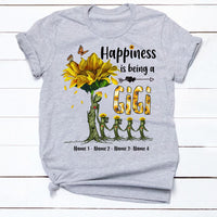 Personalized Mom Grandma Sunflower Tree T Shirt MR243 81O34 thumb 1