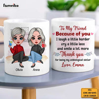 Personalized Friend Gift Smile A Lot More Mug 30964 thumb 1
