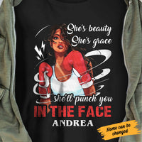 Personalized BWA Gym Boxing Girl T Shirt JL15 81O60 thumb 1