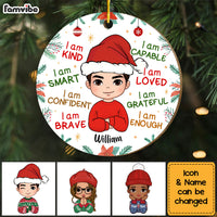 Personalized Gift For Grandson I Am Kind Circle Ornament 30177 thumb 1