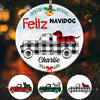 Personalized Feliz Navi Dog Christmas  Ornament OB191 95O57 1