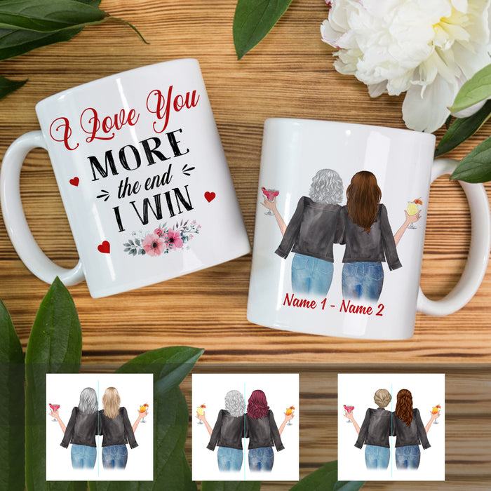 Personalized Mom And Daughter Love Mug FB222 67O57 1