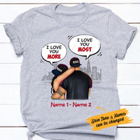 Personalized Couple Love I Love You Most T Shirt DB73 95O53 thumb 1