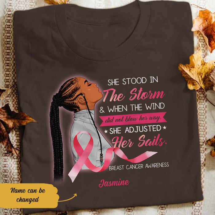 Personalized Breast Cancer Sailing BWA T Shirt AG82 28O58 1