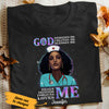 Personalized BWA Nurse God Heals Me T Shirt AG112 27O47 1