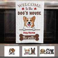 Personalized Dog House Kitchen Towel  DB181 67O34 thumb 1
