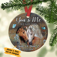 Personalized Horse Couple You And Me  Ornament SB144 73O34 thumb 1
