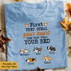 Personalized Dog Lovers White T Shirt JN151 73O58 1