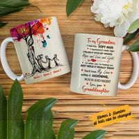Personalized Mom Grandma Tree Hug Mug MR31 30O34 thumb 1