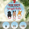 Personalized Wigglebutt Dog Christmas  Ornament OB84 85O57 1