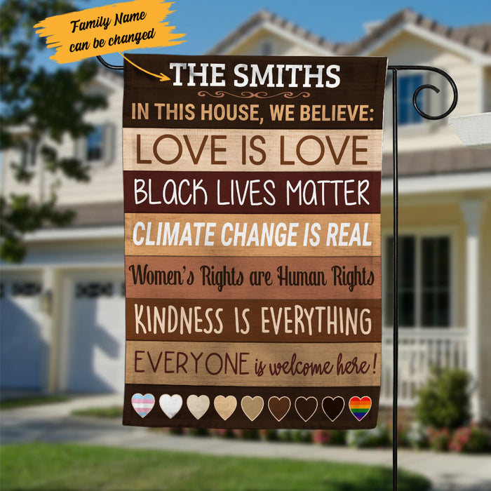 Personalized In This House Human Rights Flag AG221 85O53 1