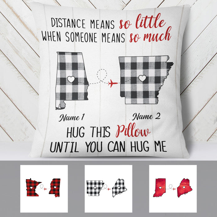 Personalized Someone Means So Much Long Distance  Pillow NB103 85O57 1