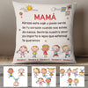 Personalized Spanish Mamá Abuela Tarjeta Postal Mom Grandma Pillow AP232 65O60 (Insert Included) 1