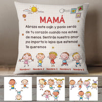 Personalized Spanish Mamá Abuela Tarjeta Postal Mom Grandma Pillow AP232 65O60 (Insert Included) thumb 1