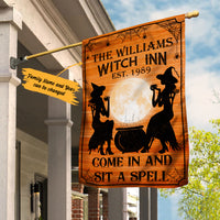 Personalized Witch Halloween Flag JL171 85O36 thumb 1