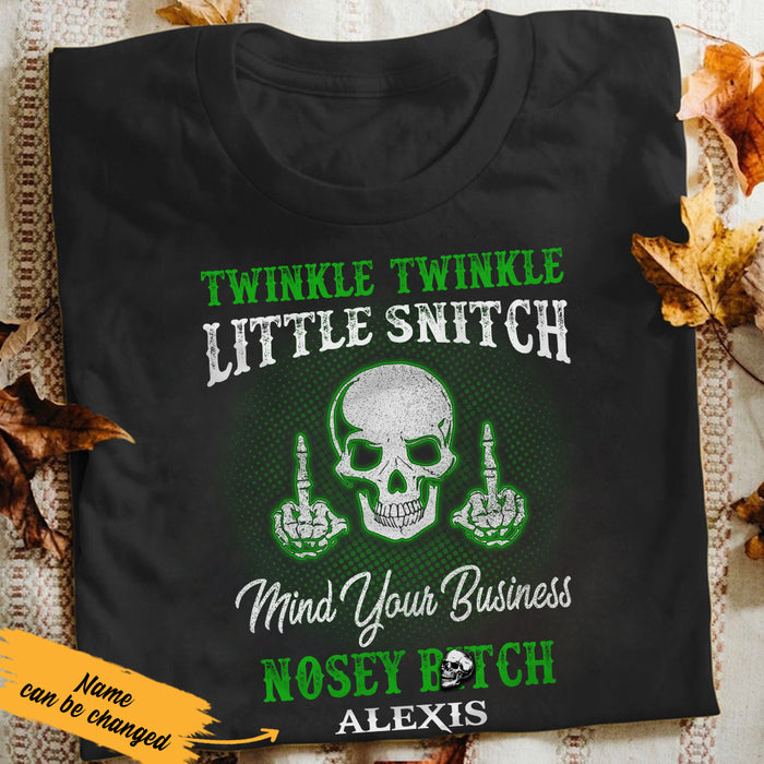 Mind Your Business Skull T Shirt JL243 85O36 1