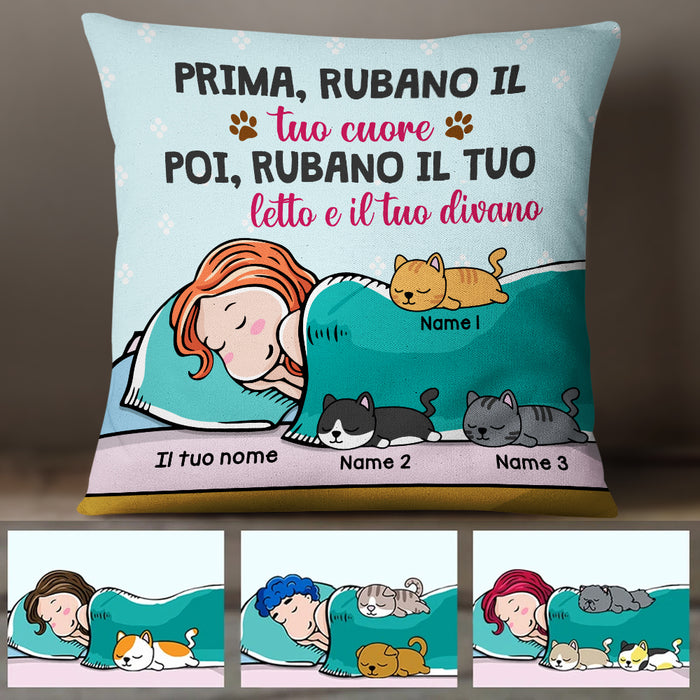 Personalized Italian Cat Gatti Tuo Cuore Pillow AP163 29O47 1