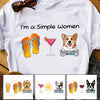 Personalized Dog Mom Simple Woman T Shirt JN231 95O58 1