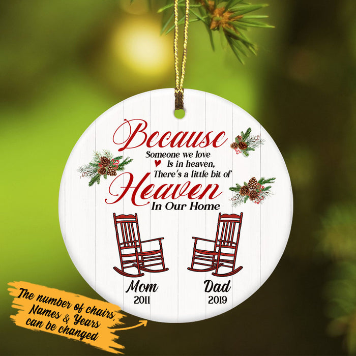 Personalized Someone We Love In Heaven Christmas Ornament SB2212 30O53 1