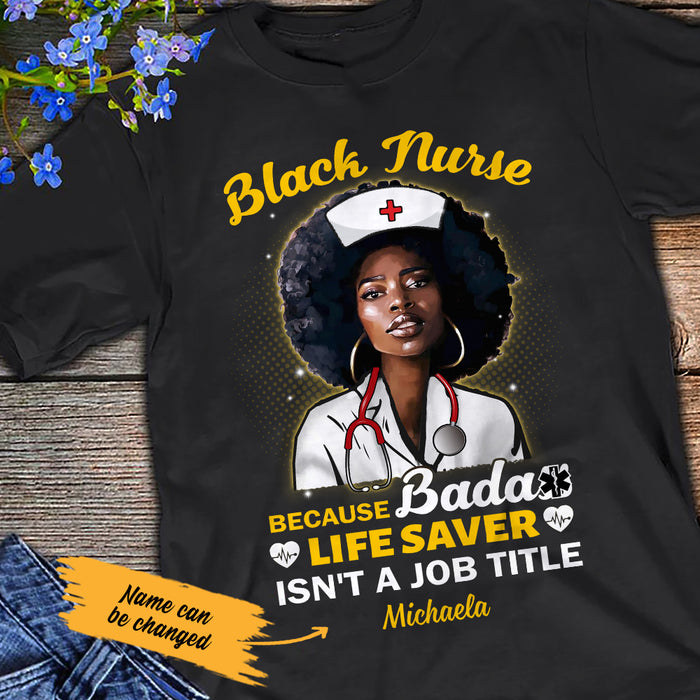 Personalized BWA Nurse Life Saver T Shirt AG112 95O47 1