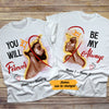 Personalized King And Queen BWA Couple T Shirt SB111 65O57 1