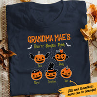 Personalized Halloween Grandma Pumpkin Patch T Shirt JL161 30O47 thumb 1