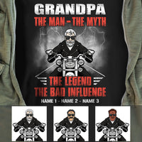 Personalized Cool DirtBike Dad Grandpa T Shirt MR241 65O36 thumb 1