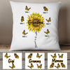 Personalized Mom Grandma Sunflower Pillow MR262 30O60 (Insert Included) 1