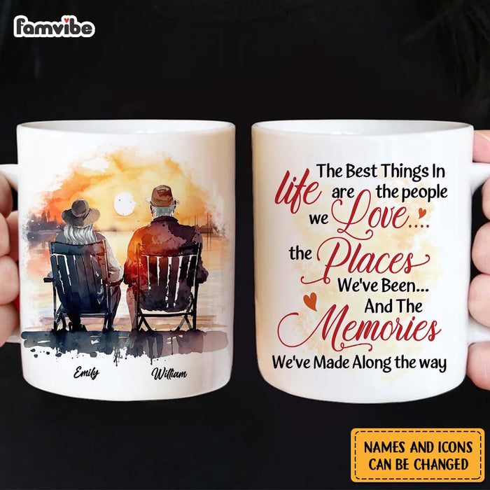 Personalized Gift For Couples The Memories We've Made  Along The Way Mug 31204 1