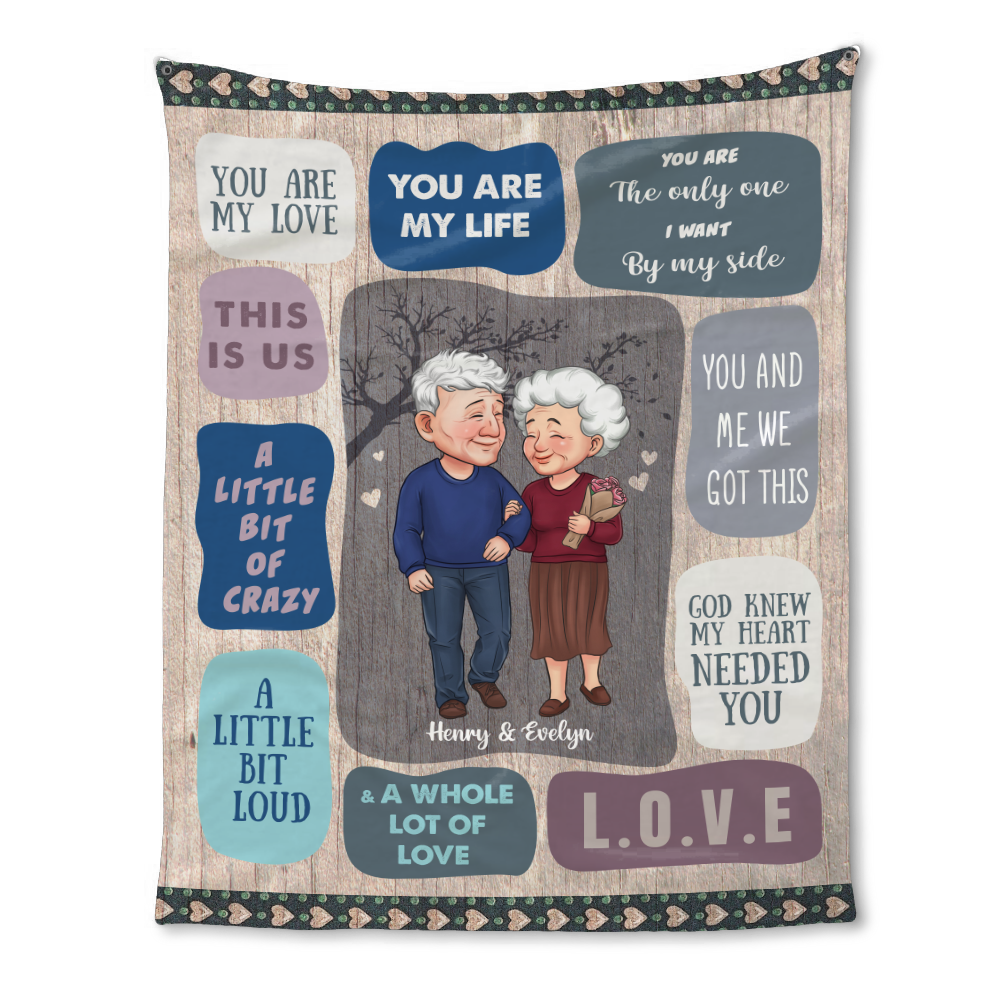 Personalized You Are My Love You Are My Life Couple Blanket 30654 Primary Mockup