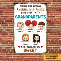 Personalized Mom Grandma Metal Sign JL72 26O47 thumb 1