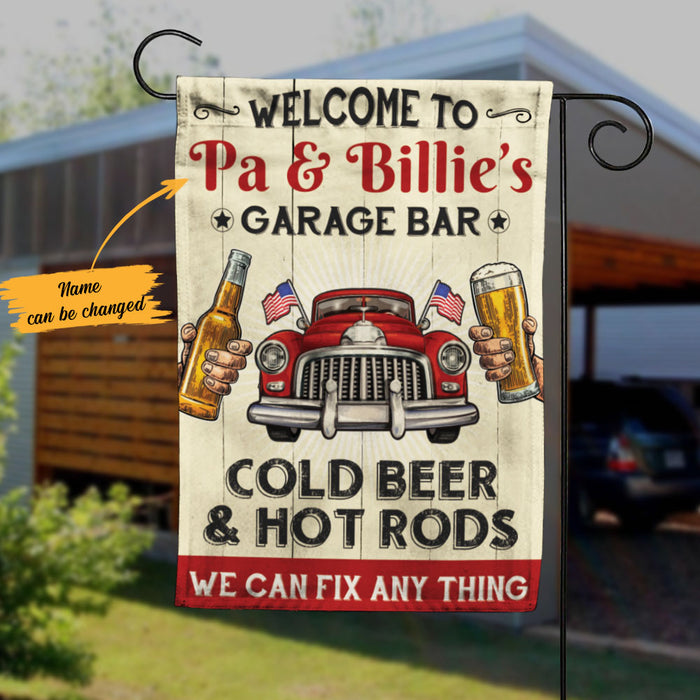Personalized Garage We Can Fix Anything Flag AG171 67O58 1