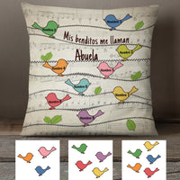 Personalized My Blessings Call Me Mom Grandma Spanish Mamá Abuela Pillow AP1211 95O34 (Insert Included) thumb 1