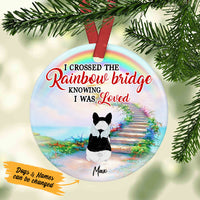 Personalized Dog Memorial Rainbow  Ornament OB291 87O53 thumb 1