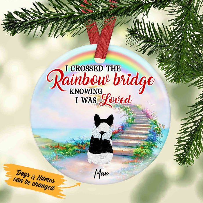 Personalized Dog Memorial Rainbow  Ornament OB291 87O53 1